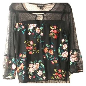 NWOT A. Byer floral top